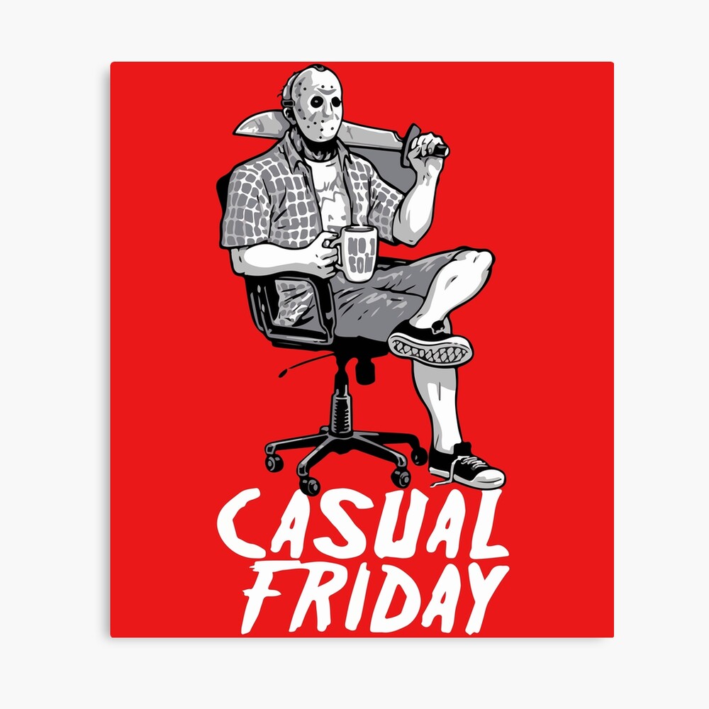 Póster for Sale con la obra «Viernes casual con Jason Voorhees» de DAN13L |  Redbubble