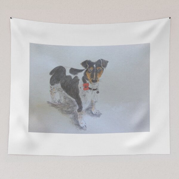Item preview, Jack Russell dog with Poppy designed and sold by Alan  Beresford.