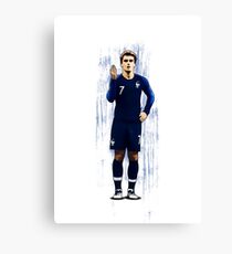 Antoine Griezmann France Celebration Artwork Design Canvas Print