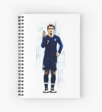 Antoine Griezmann France Celebration Artwork Design Spiral Notebook