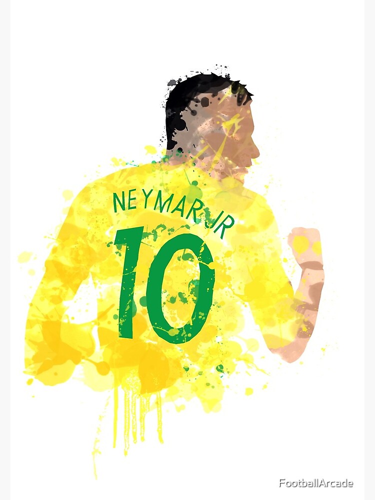 Neymar Jr- Brazil Legend Spiral Notebook for Sale by