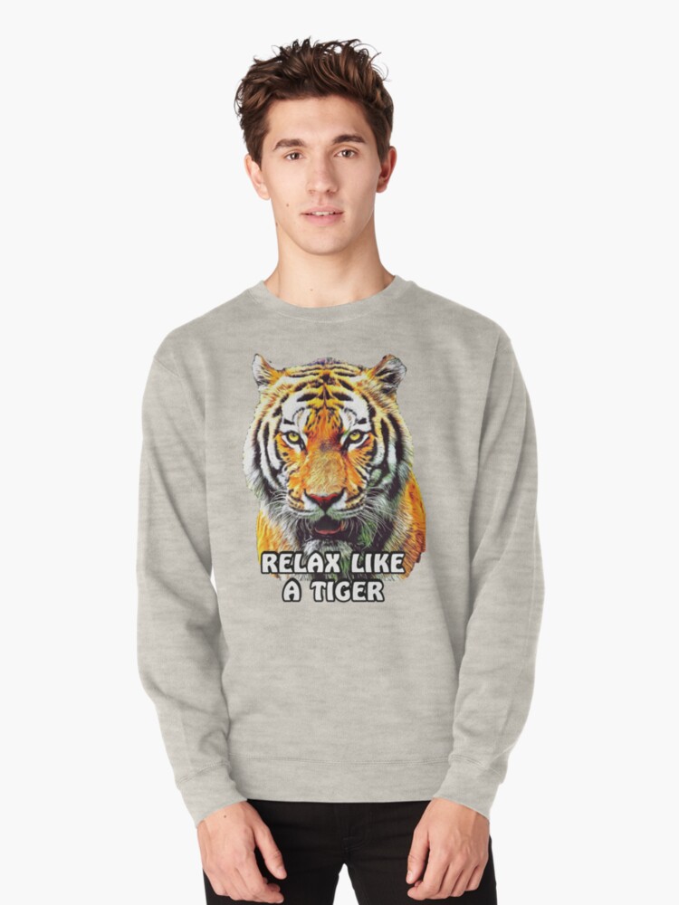 tiger face sweatshirt