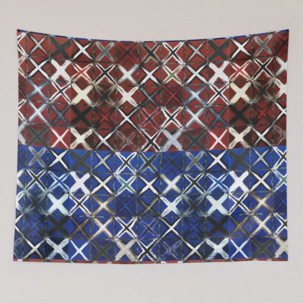 Item preview, NATION - Red/Blue Daze designed and sold by dcartist333.