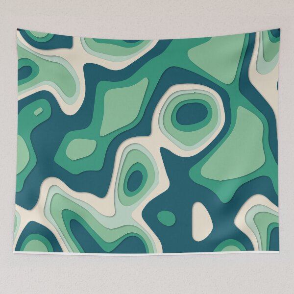 Item preview, Urban Waters Paper Cut Deep Sea designed and sold by open-eyes.