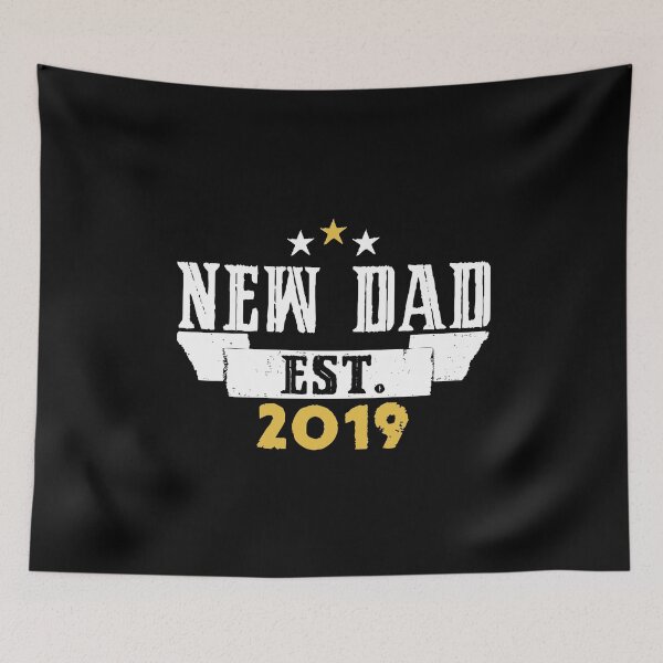 Item preview, New Dad EST.2019 designed and sold by SmartStyle.
