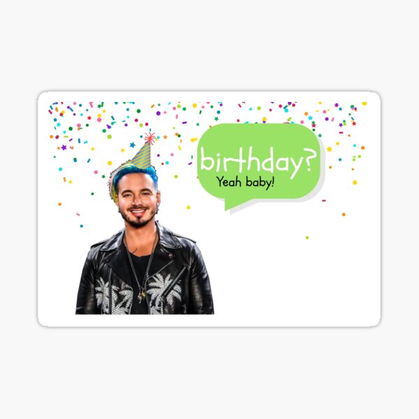 “J Balvin birthday card, rapper greeting card, meme greeting cards