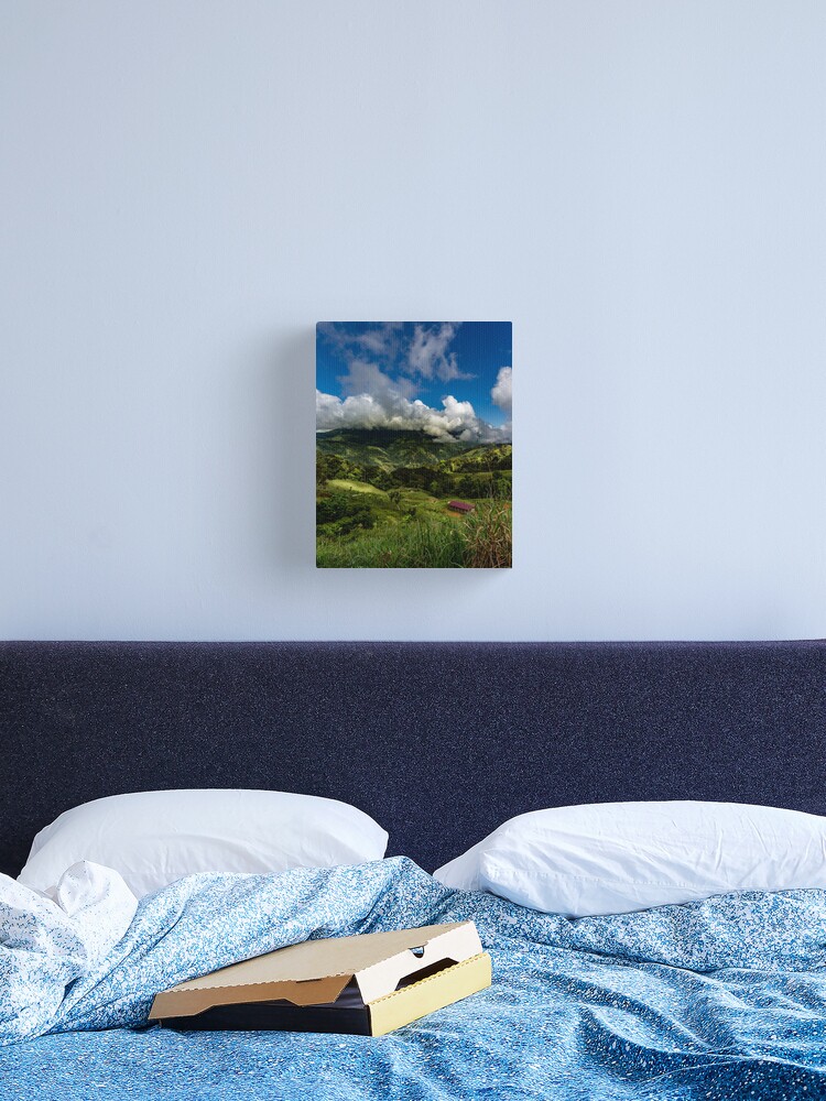 Thumbnail 2 of 3, Canvas Print, Uvita Mountain View designed and sold by darren-j-mcleod.