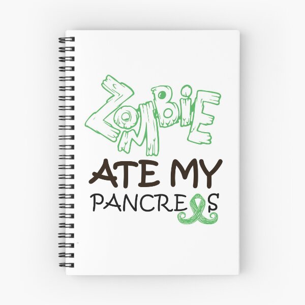 Item preview, Zombies ate my pancreas diabetes funny tshirt designed and sold by Oles Bielienkyi.