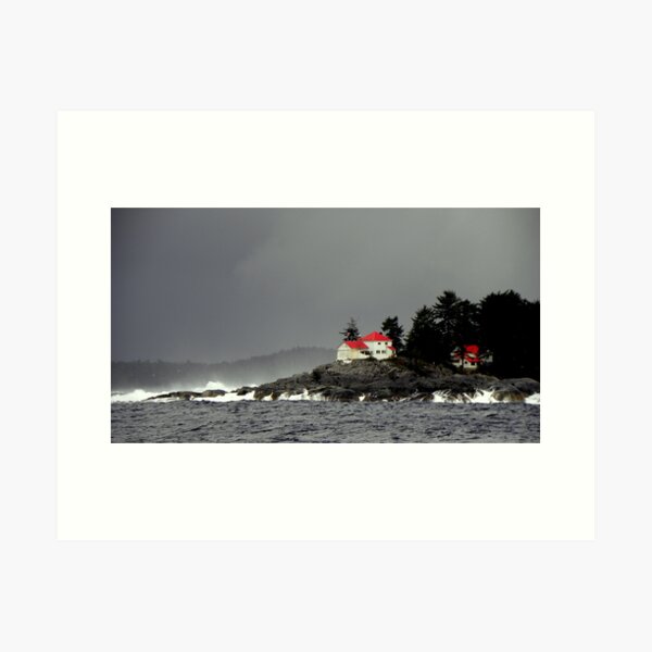 Coast Guard Station ~ Inside Passage, Canada ~ Art Print