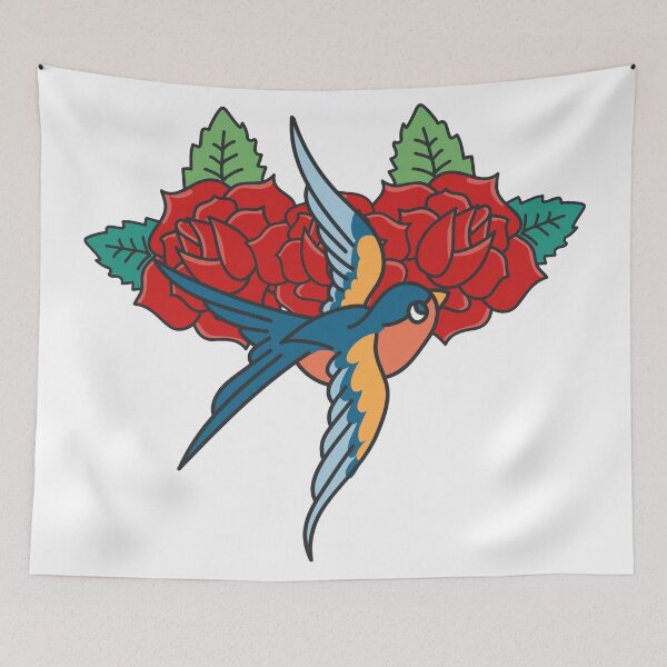 Item preview, ROSAS Y GOLONDRINAS designed and sold by macias.