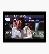 Mia Wallace Photographic Print