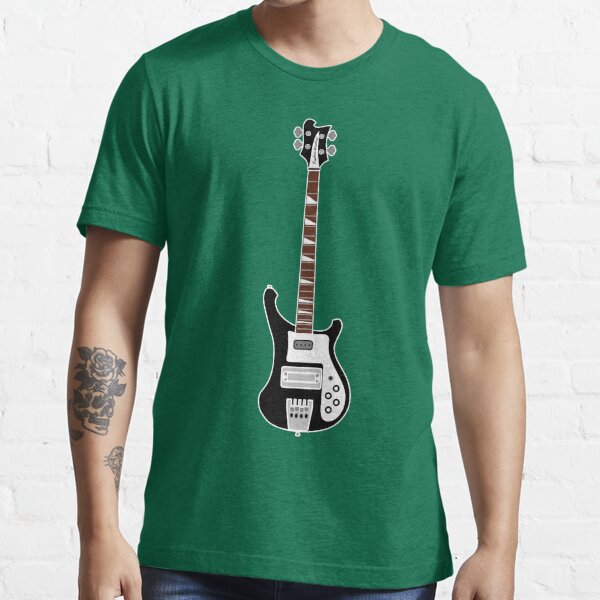 GUITAR SILHOUETTES RICKENBACKER BASS" T-shirt Sale by WOOFANG | | guitar t-shirts - headstock t-shirts - tuning t-shirts