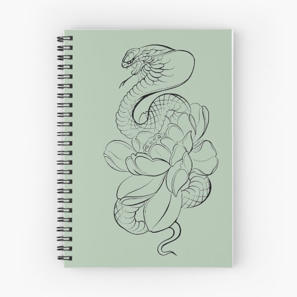 Item preview, Snake in Peony  designed and sold by LMatthewsDesign.