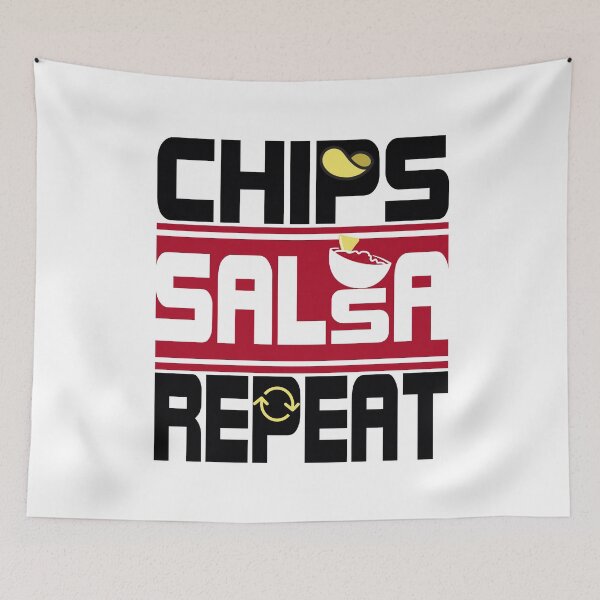 Item preview, Chips Salsa Repeat designed and sold by aghlessan.