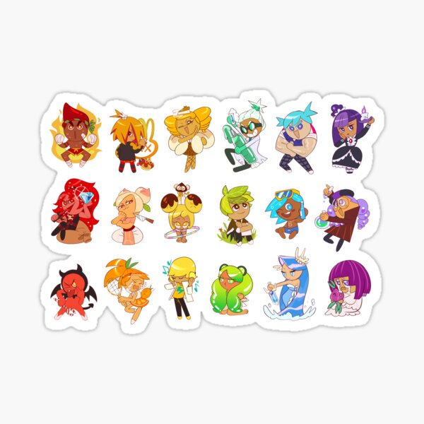 My friend collabed and made Cookierun stickers!! : r/Cookierun