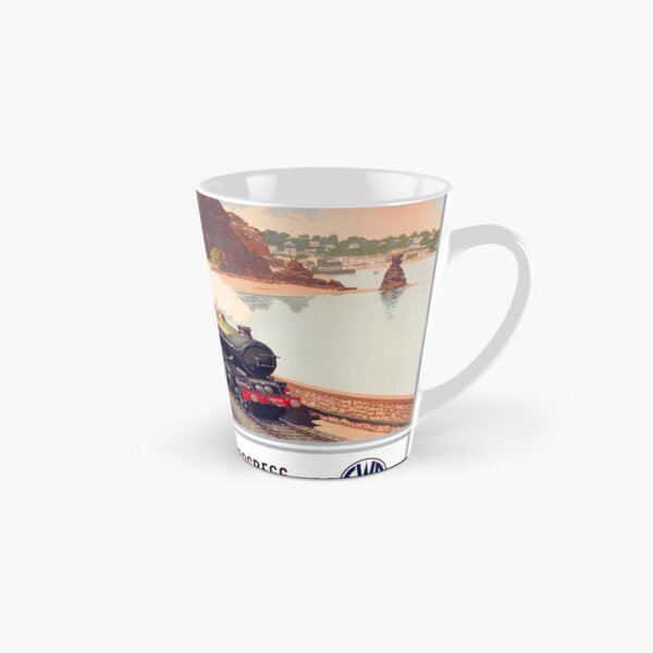 100 Years of Progress, 1835-1935. GWR Vintage Travel Poster Tall Mug