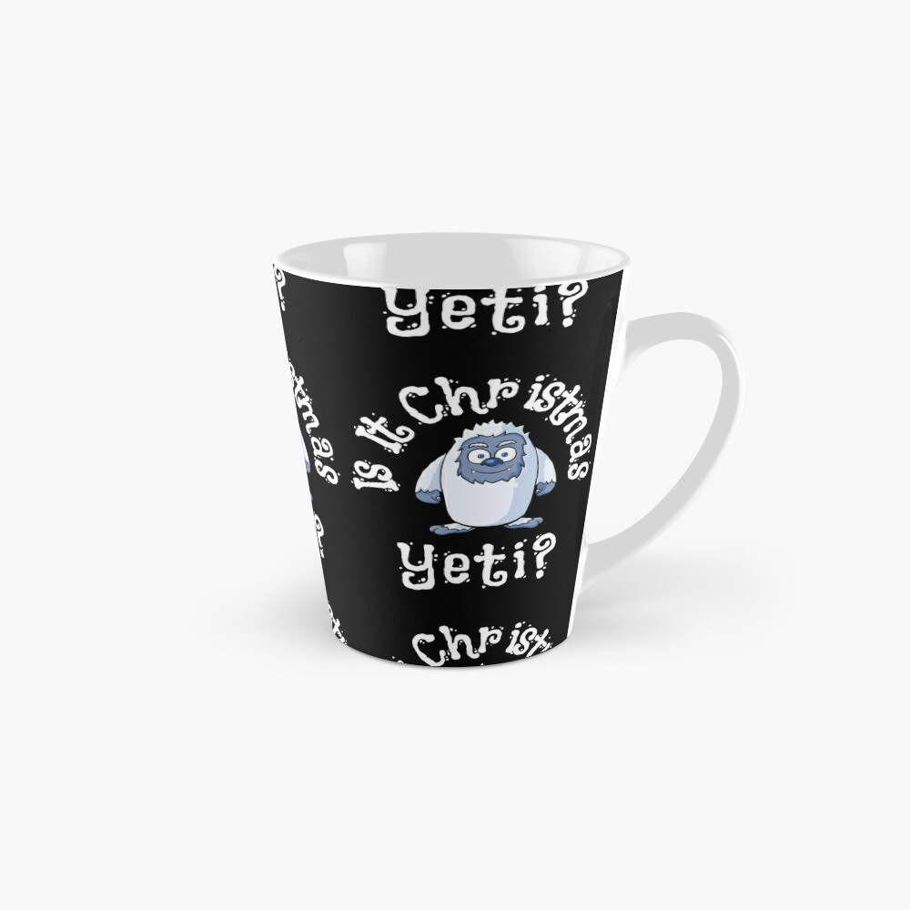 The Abominable Snowman, Yeti 11oz Black Mug // Yeti Coffee Cup 