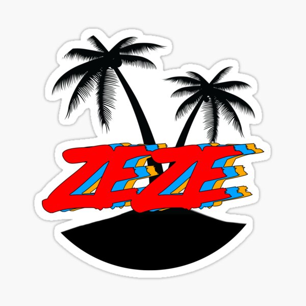 Zeze Kodak Black Stickers Redbubble - roblox id code for zeze kodak