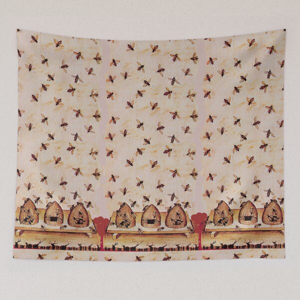 Item preview, HONEY BEES AND BEE HIVES,BEEKEEPER MEDIEVAL MINIATURE  designed and sold by BulganLumini.