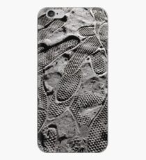 Follow the Footsteps on the Moon iPhone Case
