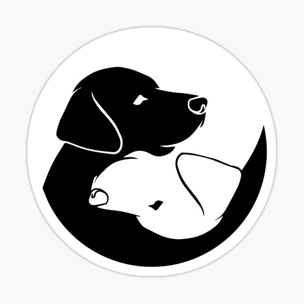 Item preview, Yin Yang Labrador - Labbi - Gift Idea designed and sold by Kentala.