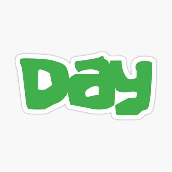 Green "Day" Sticker