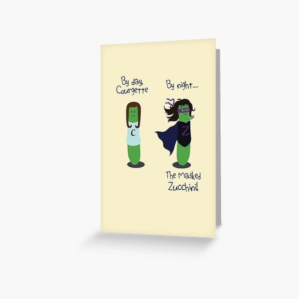 Item preview, Courgette and The Masked Zucchini: double-life of a vegetable superhero designed and sold by jezkemp.
