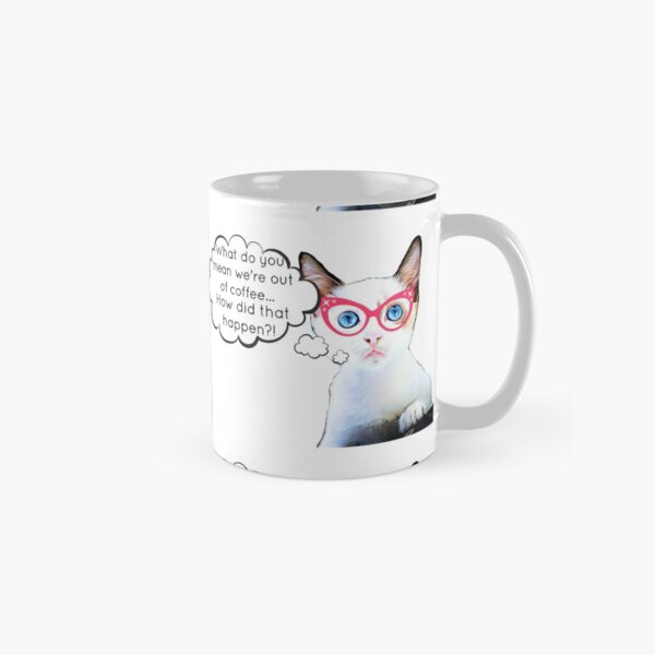 Quote Artwork With Cats Make Great Gifts For Cat Lovers Classic Mug
