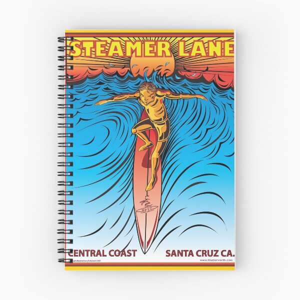 Item preview, STEAMER LANE SANTA CRUZ CA. SURFING designed and sold by Larry Butterworth.