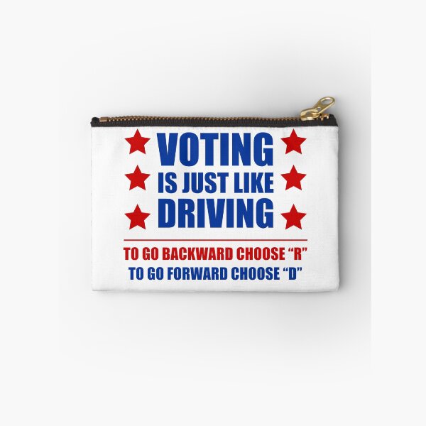 Item preview, Voting Is Just Like Driving Pro Democrat Choose D designed and sold by jaycartoonist.