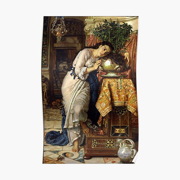 Isabella and the Pot of Basil - William Holman Hunt Poster