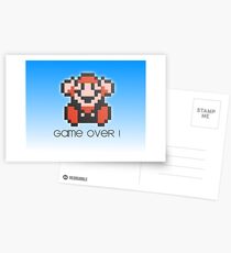 Game Over Design Postcards