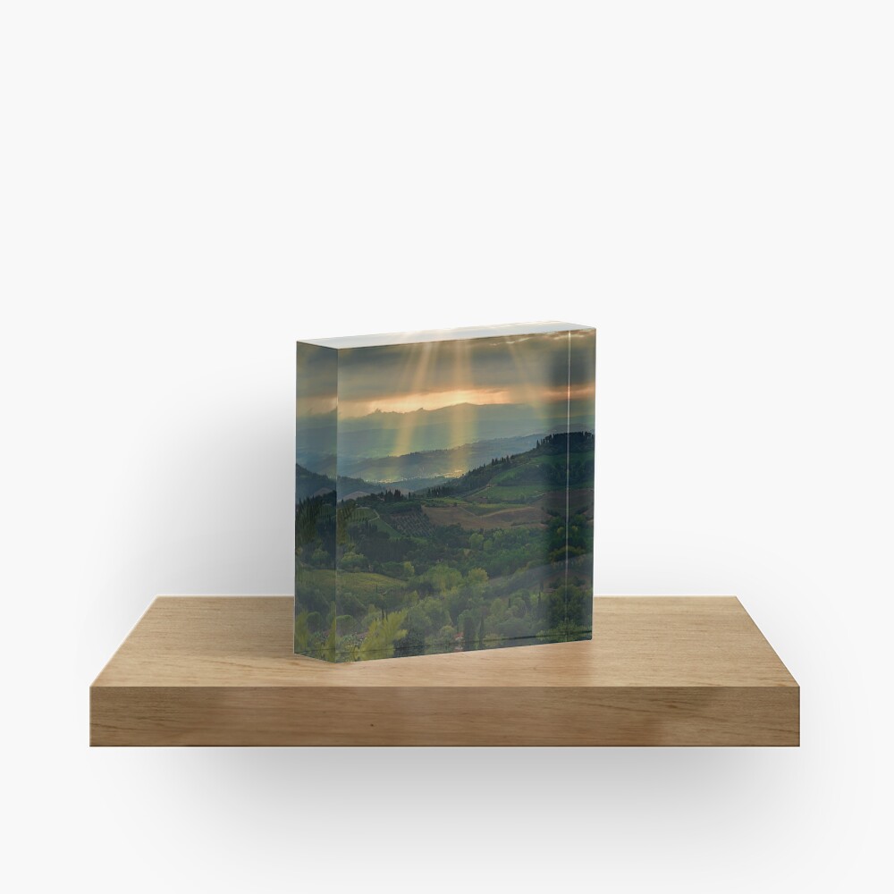 Rays from Heaven Acrylic Block