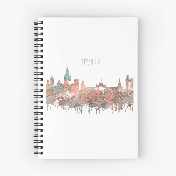 Aperçu de l'œuvre Séville, skyline de Séville, art de Séville créée et vendue par Rosaliartbook.