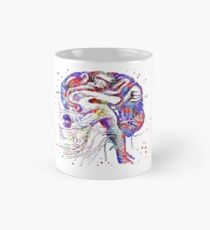 Brain cranial nerves, brain cranial nerves print, watercolor brain cranial nerves Mug