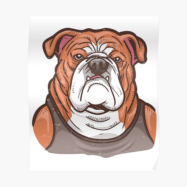 Wandbilder Old English Bulldog Redbubble