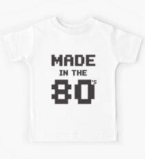 Camiseta para niños Hecho en los años 80