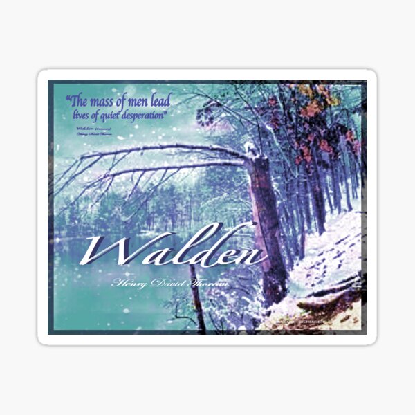 Item preview, Thoreau Walden Pond designed and sold by KayeDreamsART.