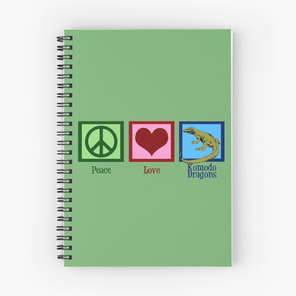 Item preview, Peace Love Komodo Dragons designed and sold by Epic Love Designs.
