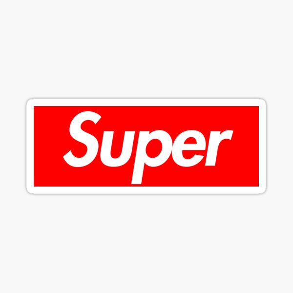 fake supreme stickers