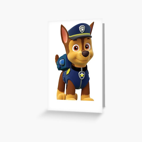 Paw Patrol Chase Greeting Card