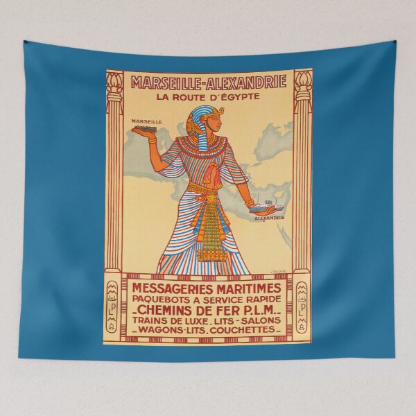 Item preview, Marseille to Alexandria Cruise Travel Poster designed and sold by ExpressingSelf.