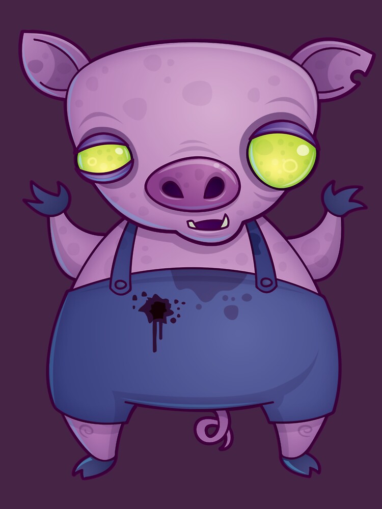 "Zombie Pig" T-shirt by fizzgig | Redbubble