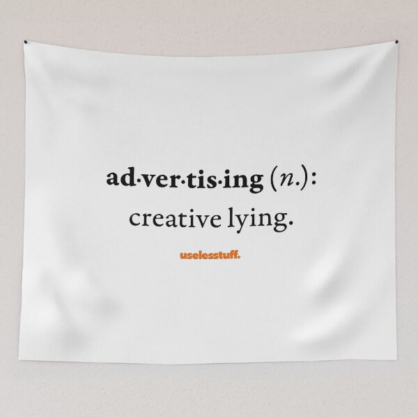 Item preview, 16242-01-BLT - Diccionario Uselesstuff® - Publicidad - Creativo (Negro) designed and sold by Uselesstuff.