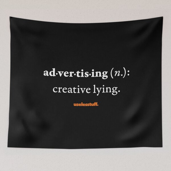 Item preview, 16242-01-BDK – Uselesstuff® Dictionary – Advertising – Creative (White) designed and sold by Uselesstuff.
