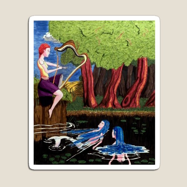 Of Harps and Mermaids Magnet