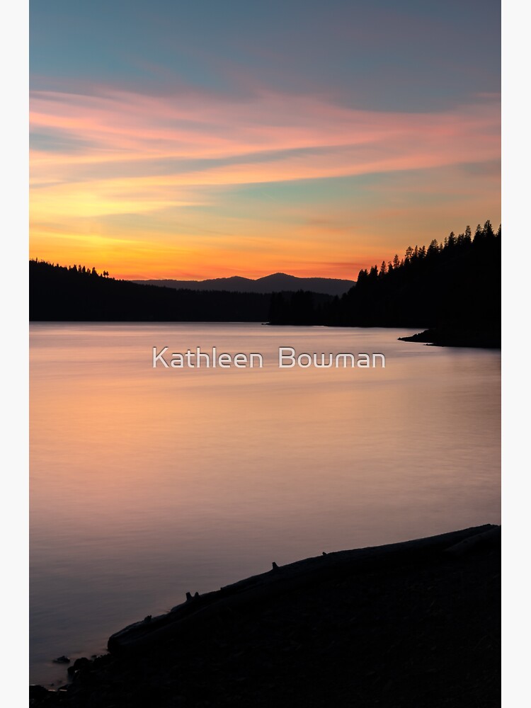 Lake Coeur D'Alene at Dusk by KathleenBowman