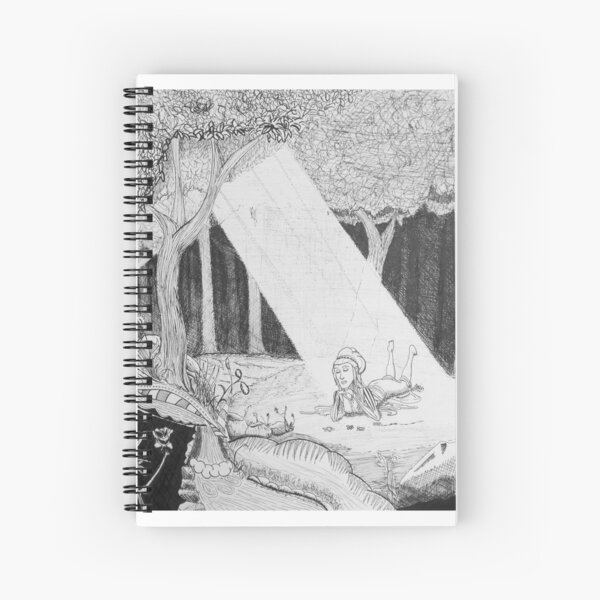 Sunlit Sward Spiral Notebook