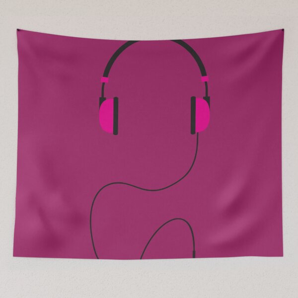 Item preview, Pink Headphones designed and sold by VibrantDesign.
