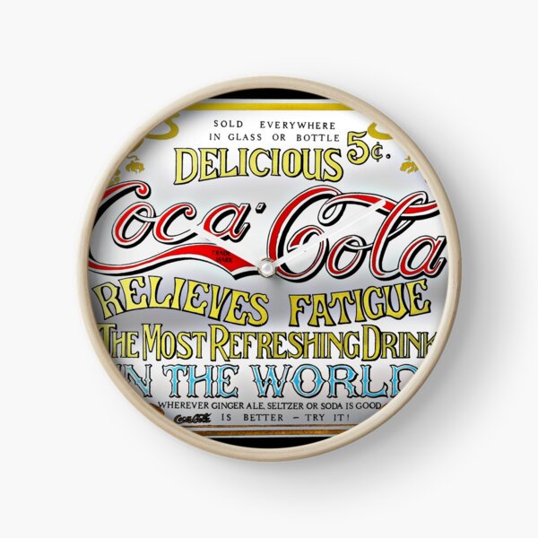 Coca Cola Advertisement - Vintage Clock